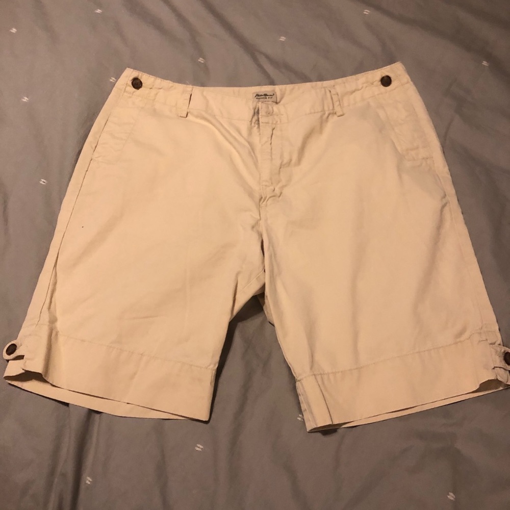 Eddie Bauer Vashon Fit Tan Chino Shorts